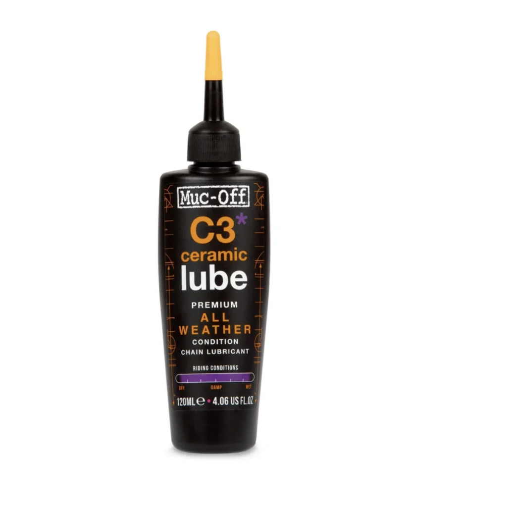 LUBRICANTE DE CADENA MUC-OFF - C3 Cerámico All Weather 120 ml.