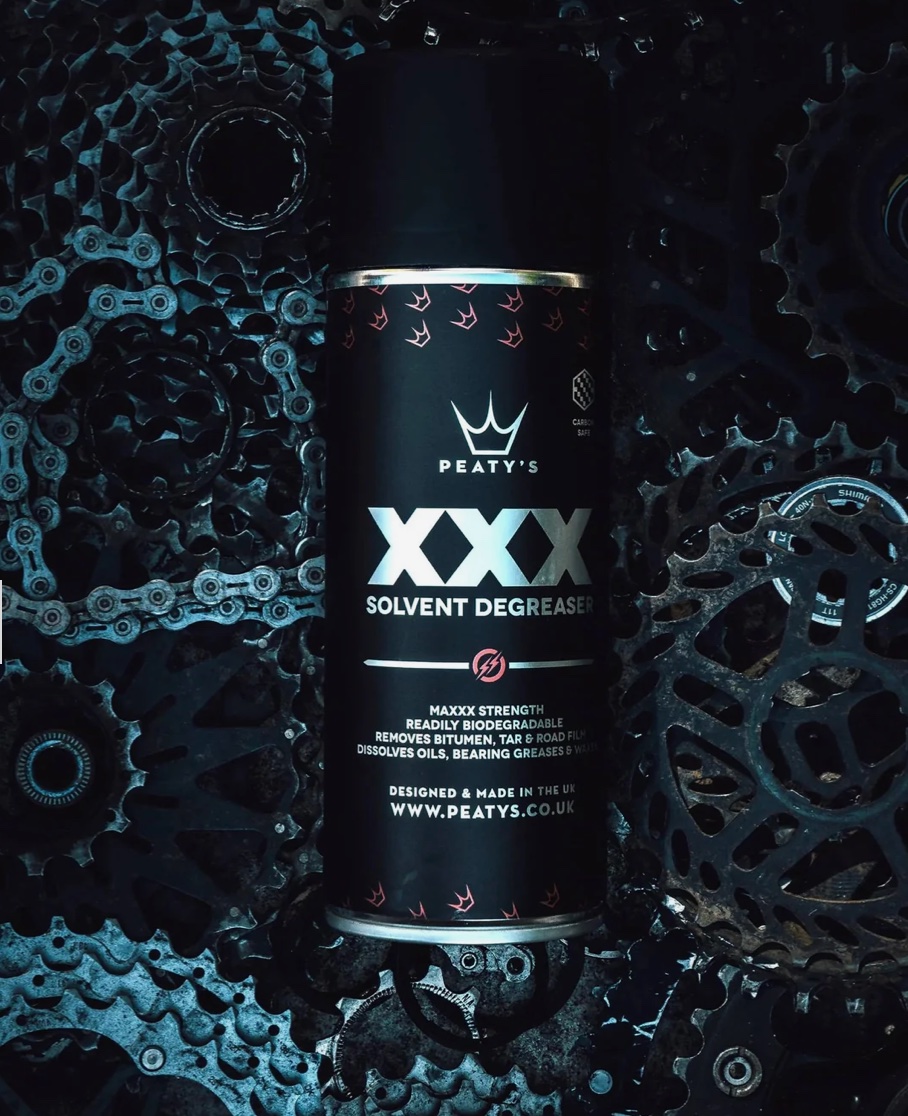 DESENGRASANTE PEATY'S - Para bicicleta con disolvente Triple X 400 ml 4